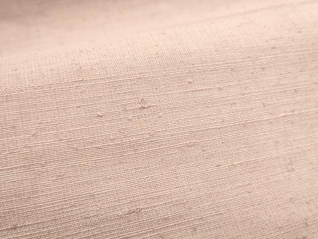 平和屋着物●九寸名古屋帯　結城紬　色無地　虹色　正絹　逸品　DABD0706op