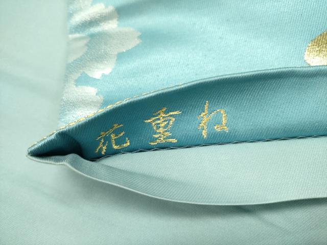 平和屋着物●六通柄袋帯　花重ね　金銀糸　正絹　逸品　DABD0710op