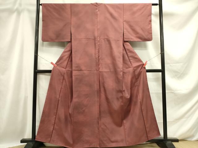 平和屋着物■上質な小紋　紬地　霞文　正絹　逸品　DABD0743op