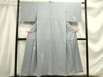 平和屋着物■訪問着 刺繍 鴛鴦花文 金彩 正絹 逸品 DABD0767op