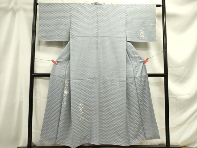 平和屋着物■訪問着 刺繍 鴛鴦花文 金彩 正絹 逸品 DABD0767op