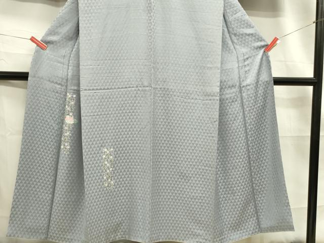 平和屋着物■訪問着 刺繍 鴛鴦花文 金彩 正絹 逸品 DABD0767op