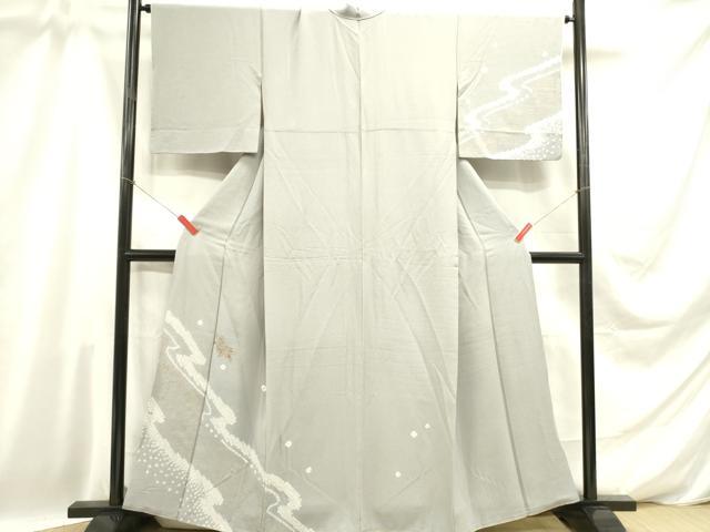 平和屋着物■訪問着 絞り 流水舞楓文 金彩 正絹 逸品 DABD0771op