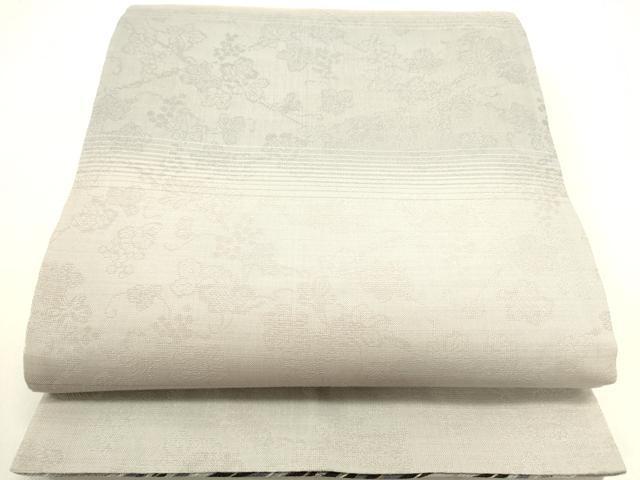 平和屋着物●両面　六通柄袋帯　流線文　正絹　逸品　DABD0824op