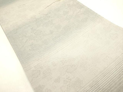 平和屋着物●両面　六通柄袋帯　流線文　正絹　逸品　DABD0824op