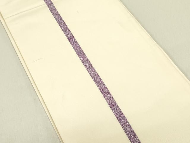 平和屋着物●撫松庵　半幅帯　間道　正絹　逸品　DABD0844op