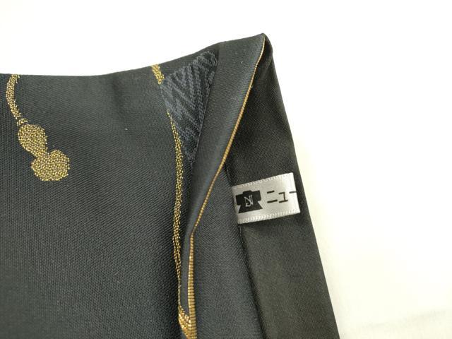 平和屋着物●六通柄袋帯　舞桜　番傘　金銀糸　正絹　逸品　DABD0865op