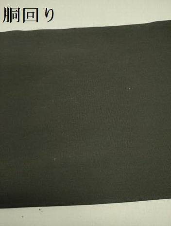 平和屋着物●塩瀬　九寸名古屋帯　花丸文　黒地　金彩　正絹　逸品　DABD0873op