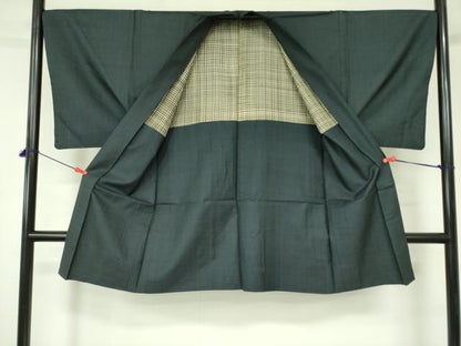 平和屋着物■男性 本場大島紬 アンサンブル 100亀甲 総詰め 正絹 逸品 DABD0953op