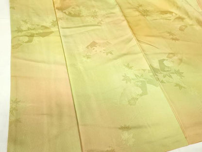 平和屋着物■上質な小紋 地紙花地紋 暈し染め 正絹 逸品 DABD0960op