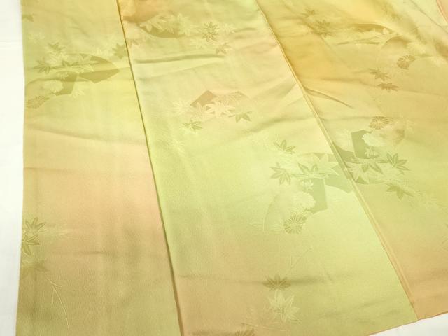 平和屋着物■上質な小紋 地紙花地紋 暈し染め 正絹 逸品 DABD0960op