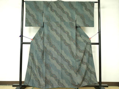 平和屋着物■上質な小紋 成り物 道長吉祥文 正絹 逸品 DABD0986op