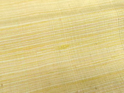 平和屋着物●紅花紬　米沢　霞間道　正絹　逸品　DABD1017ps
