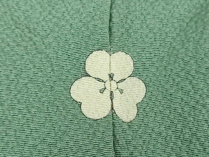 平和屋着物●ファッションデザイナー 花井幸子監修　色無地　薄青色　正絹　逸品　DABD1019ps