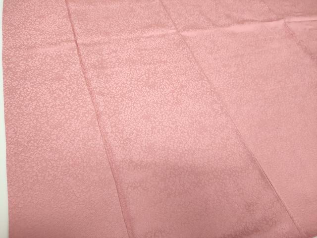 平和屋着物●上質な色無地　霞地紋　長春色　正絹　逸品　DABD1025ps