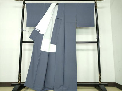 平和屋着物●上質な色無地　濃紅掛花色　正絹　逸品　未使用　DABD1028ps