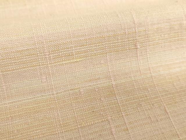 平和屋着物●紅花紬　米沢　霞文　鈴乃屋扱い　正絹　逸品　DABD1040ps