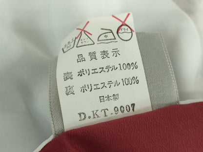 平和屋着物●世界的ファッションデザイナー　山本寛斎　kansaiブランド　小振袖　二尺袖　舞梅　洗える着物　DABD1049ps