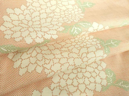 平和屋着物●本場大島紬　7マルキ　草花文　正絹　逸品　未使用　DABD1055ps