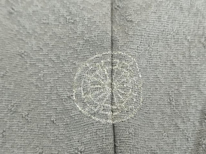 平和屋着物●上質な色無地　霞地紋　淡藤色　正絹　逸品　DABD1058ps