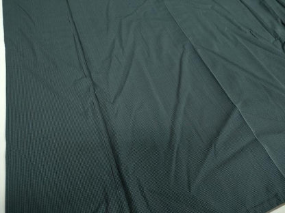 平和屋着物●男性　お召　格子　正絹　逸品　DABD1062ps
