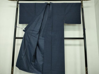 平和屋着物●男性　結城紬　杢　正絹　逸品　DABD1065ps