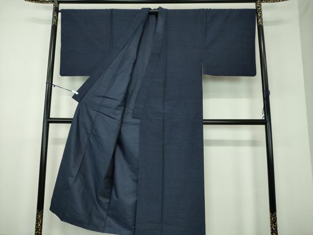平和屋着物●男性　結城紬　杢　正絹　逸品　DABD1065ps