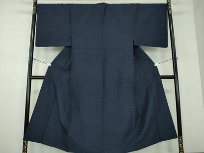 平和屋着物●男性　結城紬　杢　正絹　逸品　DABD1065ps