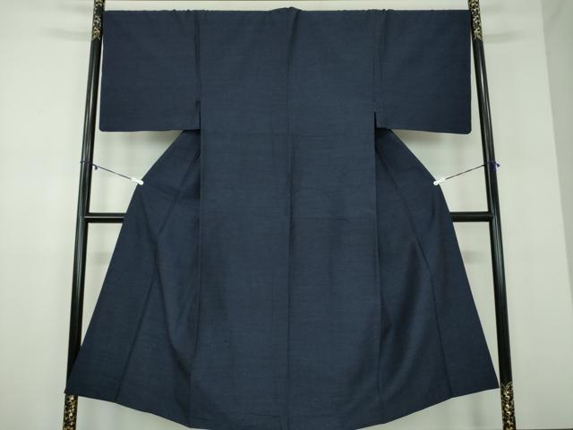 平和屋着物●男性　結城紬　杢　正絹　逸品　DABD1065ps