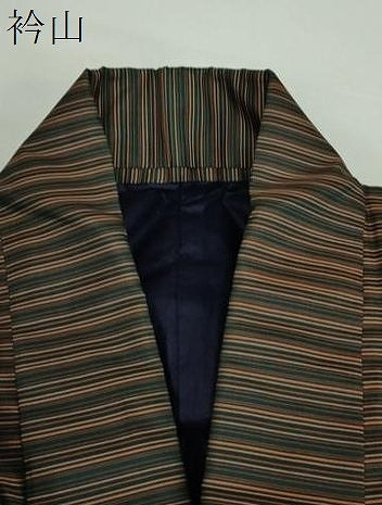 平和屋着物●男性　本場縞大島紬　横縞　正絹　逸品　DABD1066ps
