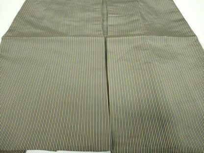 平和屋着物●男性　行灯袴　鶴客平袴　縞　正絹　逸品　DABD1073ps
