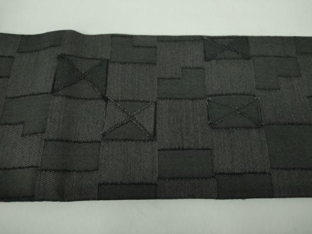 平和屋着物●ワンタッチつけ帯　幾何学文様　未使用　DABD1084ps