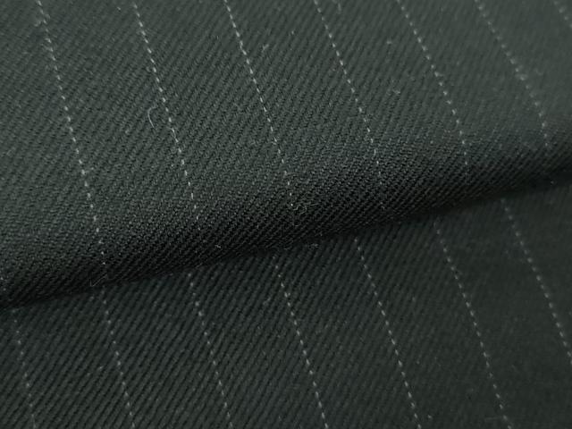 平和屋着物●ワンタッチつけ帯　縞　黒地　逸品　未使用　DABD1086ps