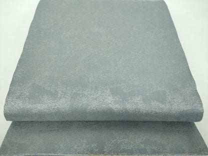 平和屋着物●両面　太鼓柄袋帯　藍　流水文　金銀糸　正絹　逸品　未使用　DABD1118ps