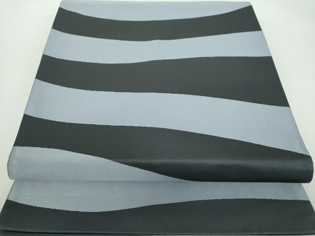 平和屋着物●世界的人形師　辻村寿三郎　ジュサブロー　六通柄袋帯　変わり間道　正絹　逸品　DABD1141ps