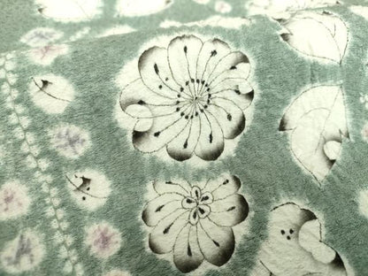 平和屋着物●九寸名古屋帯　作家物　絞り　辻が花　正絹　逸品　DABD1175ps