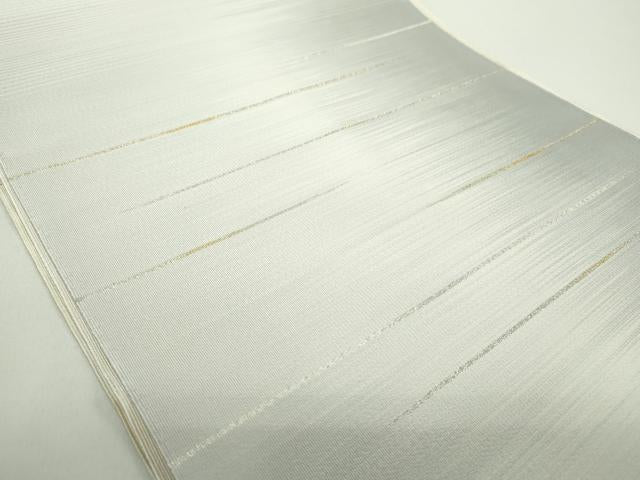 平和屋着物●爪掻き本綴れ　八寸名古屋帯　霞文　金銀糸　ゑり善扱い　正絹　逸品　DABD1192ps