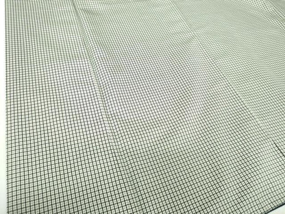 平和屋着物●男性　お召　吉野間道　正絹　逸品　DABD1208ps