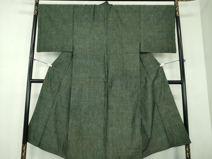 平和屋着物●男性　紬　霞文　大丸扱い　正絹　逸品　DABD1211ps