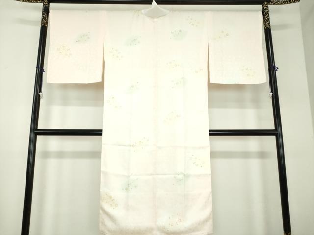 平和屋着物●上質な長襦袢　袷　舞桜　暈し染め　正絹　逸品　未使用　DABD1232ps