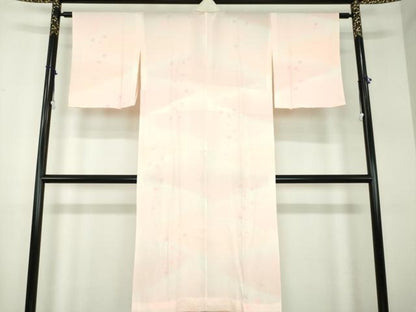 平和屋着物●上質な長襦袢　無双仕立て　立涌梅文　暈し染め　正絹　逸品　未使用　DABD1233ps