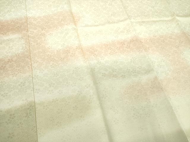 平和屋着物●上質な長襦袢　袷　舞桜地紋　暈し染め　正絹　逸品　未使用　DABD1235ps
