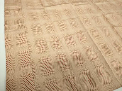 平和屋着物●上質な長襦袢　無双仕立て　格子　ますいわ屋扱い　正絹　逸品　未使用　DABD1236ps
