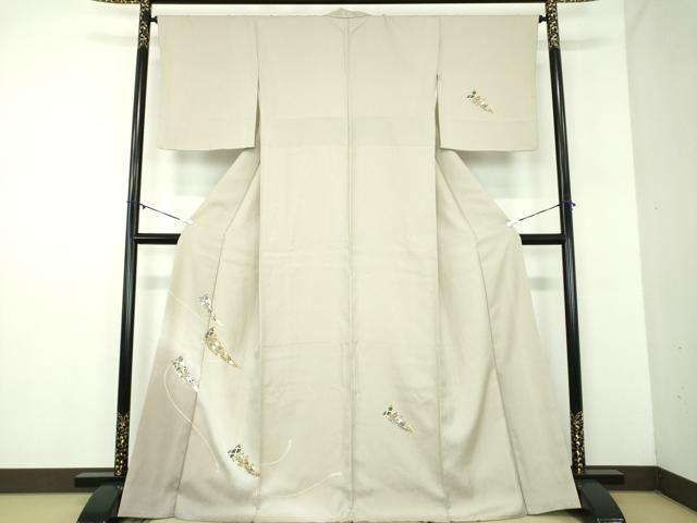 平和屋着物●訪問着　吉祥花文　暈し染め　金彩　やまと誂製　正絹　逸品　DABD1249ps