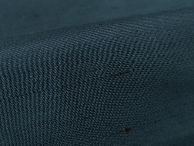 平和屋着物●男性　紬　アンサンブル　キングサイズ　長羽織　濃紺地　正絹　逸品　DABD1254ps