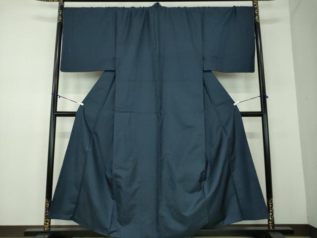 平和屋着物●男性　本場大島紬　アンサンブル　キングサイズ　長羽織　100亀甲　総詰め　正絹　逸品　DABD1255ps