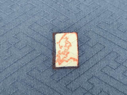 平和屋着物●十日町老舗ブランド　吉澤友禅　吾妻徳穂　訪問着　駒刺繍　吉祥花文　金彩　正絹　逸品　DABD1257ps