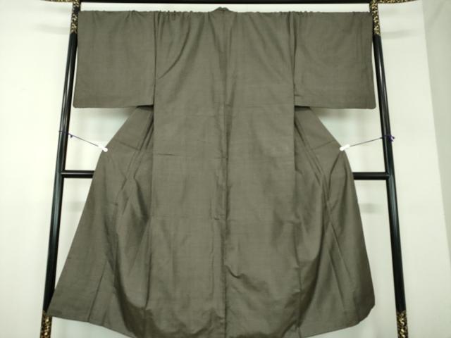 平和屋着物●男性　本場大島紬　キングサイズ　100亀甲　総詰め　正絹　逸品　DABD1265ps