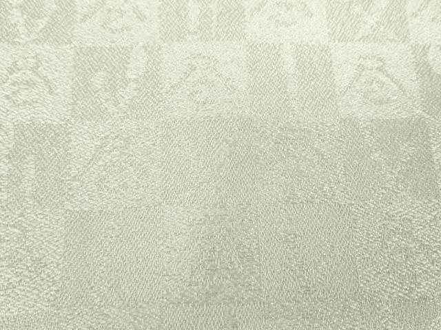 平和屋着物●極上　創業280年　誉田屋源兵衛　九寸名古屋帯　切嵌　梅松文　金銀糸　正絹　逸品　未使用　DABD1271ps