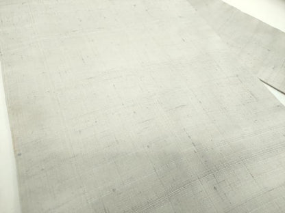 平和屋着物●九寸名古屋帯　生紬　ワンポイント　薄紫色　正絹　逸品　DABD1292ps